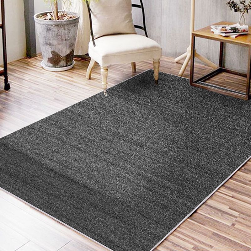 Alfombra de color sólido elegante azul y naranja alfombra casual casual sintética alfombra antideslizante de respaldo lavable para sala de estar para sala de estar
