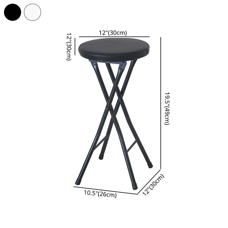 Taburete moderno de la sala de estar de acero de la sala de acero con reposapiés