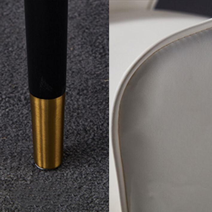 Sillas de comedor de madera Glam, sillones de comedor de cuero para uso en restaurantes
