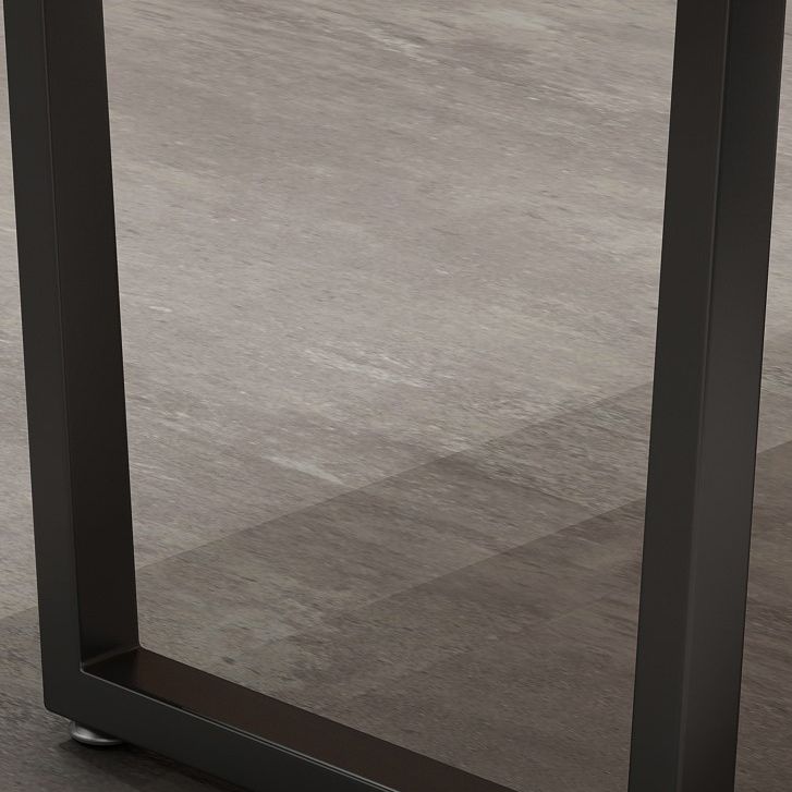 Industrial Style Dining Table Solid Wood Rectangle Table for Dining Room