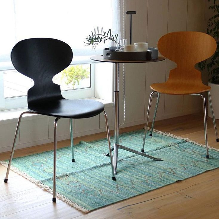 Chaises latérales de salle à manger en bois massif de Style moderne, chaise sans bras à dossier solide pour usage domestique