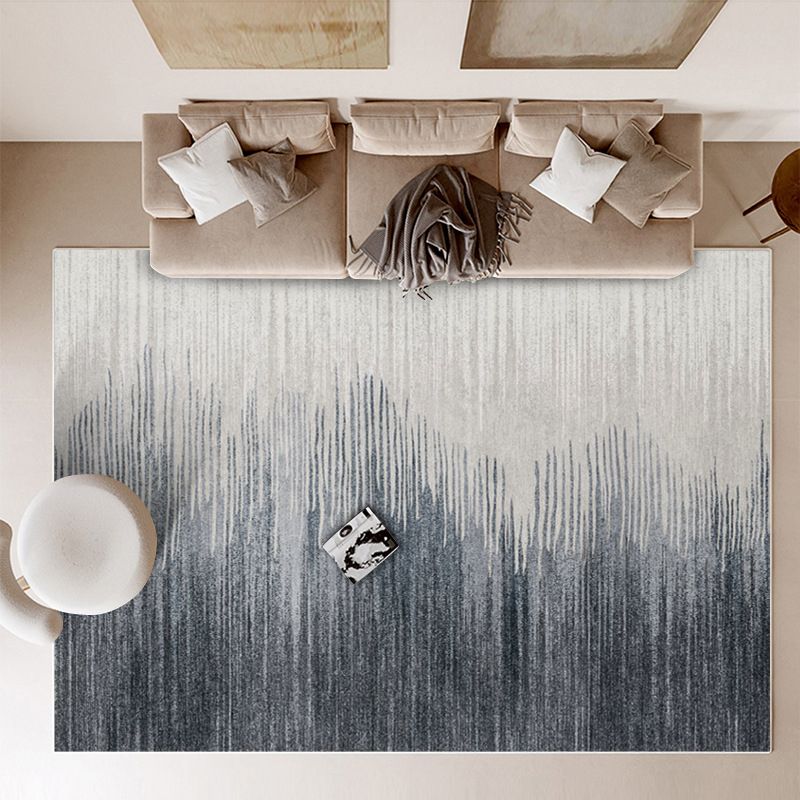 Gold Contemporary Rug Polyester Graphic Rug Stain Resistant Rug for Home Decor