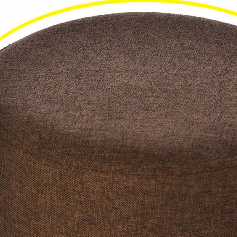 Color Panel Ottoman Removable and Washable Slipcover Modern Cotton Linen Ottoman