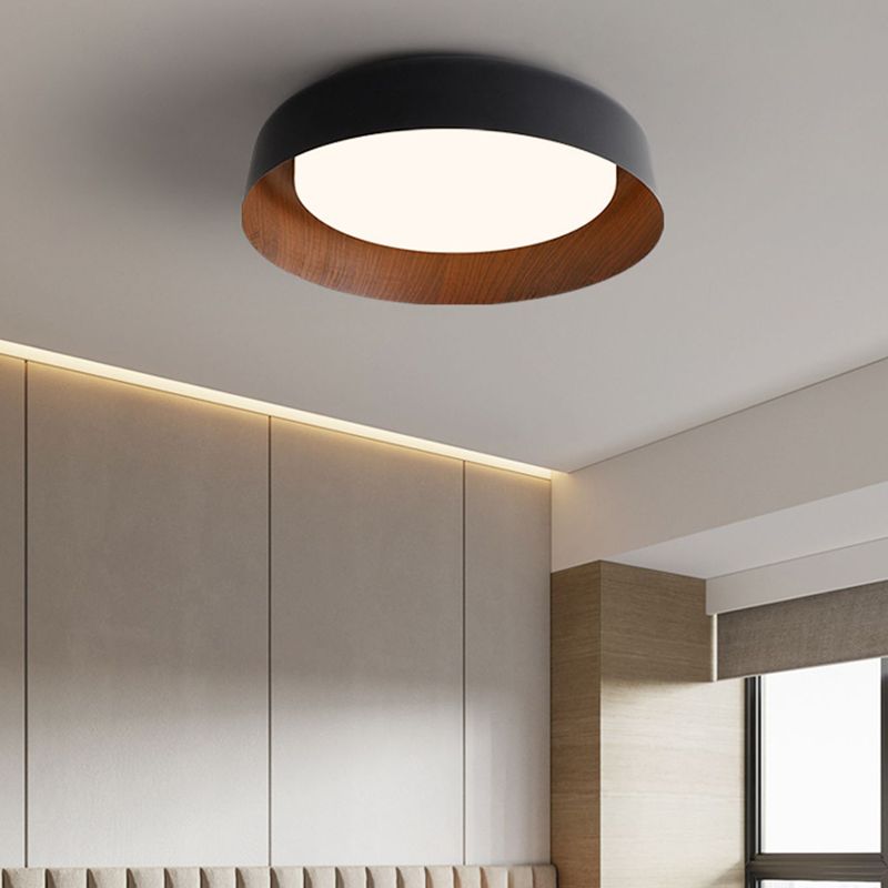 Metal Ceiling Light Fixture Nordic LED Flush Mount for Bedroom