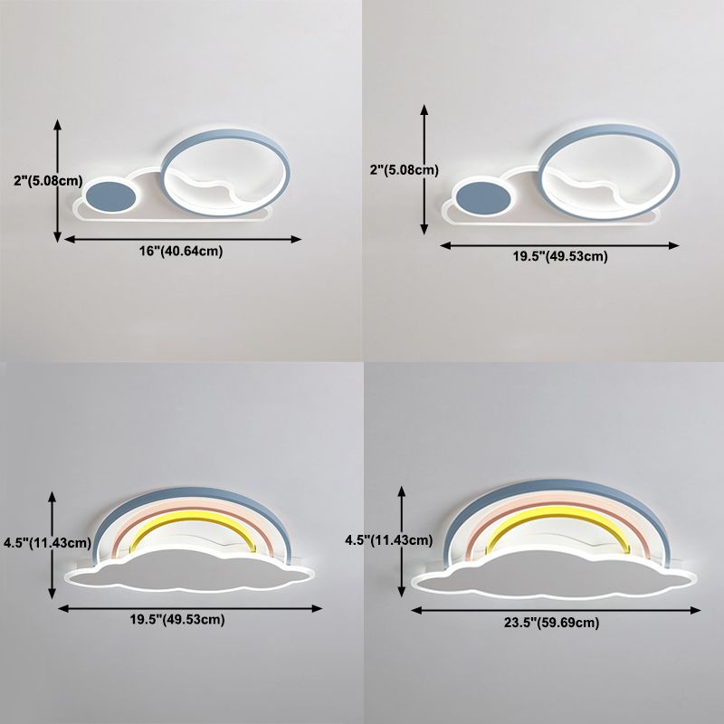 Lampada a soffitto a LED Light in stile Nordic Filpfullfiling Light per soggiorno