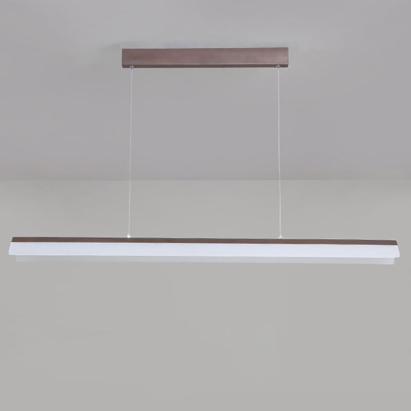 Metal Rectangle Pendent in Modern Style LED Suspended Lights for Office Conference Room