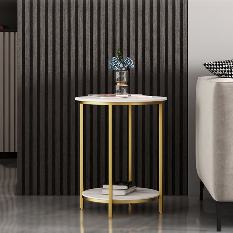 Minimalist Slate Side End Table 4 Legs Side End Table for Living Room