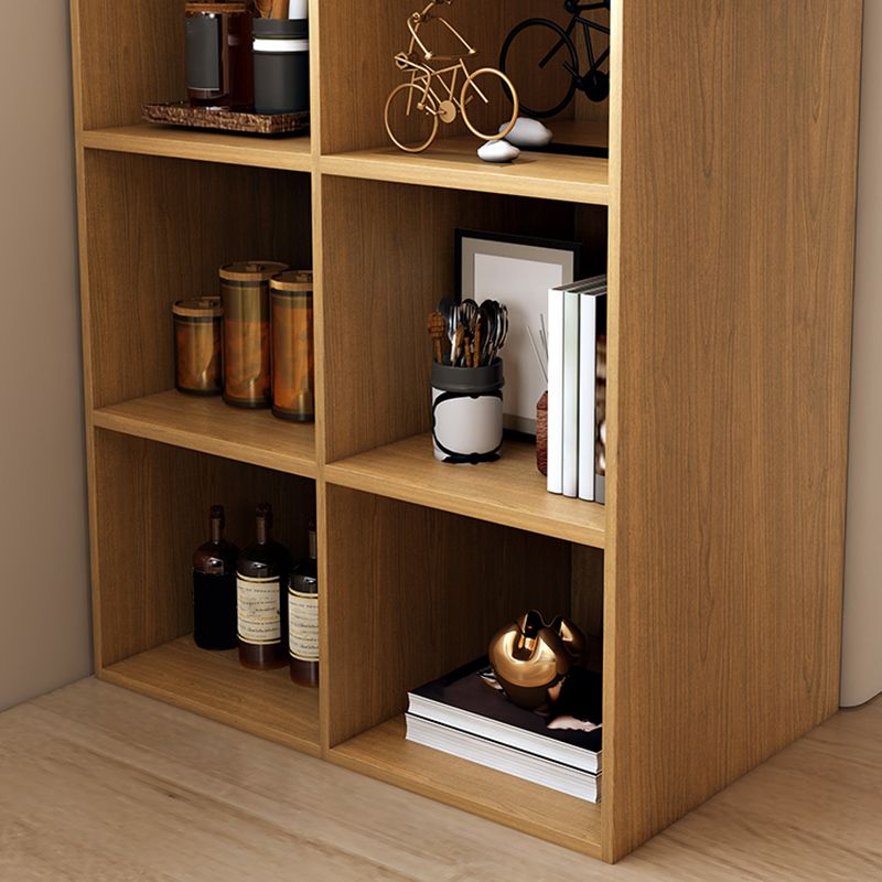 Modem Style Bar Table Rectangle Solid Wood Bar Dining Table with Double Pedestal Base