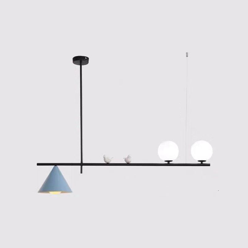 Metallschattierte Inselleuchte Moderne Stil Anhänger Beleuchtung für Esszimmer