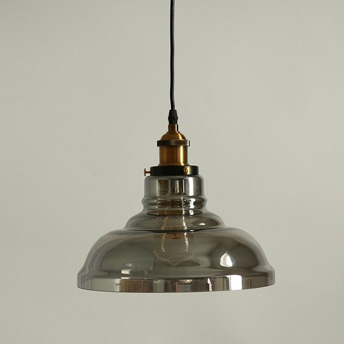 Fumo grigio lampada a sospensione in stile industriale fienile a sospensione a sospensione