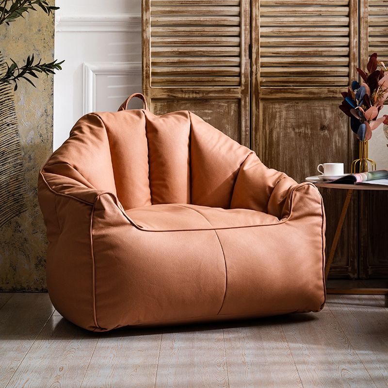 Faux Leather Arms Included Chair 35.4"L x 27.5"W x 29.5" H Chair for Living Room