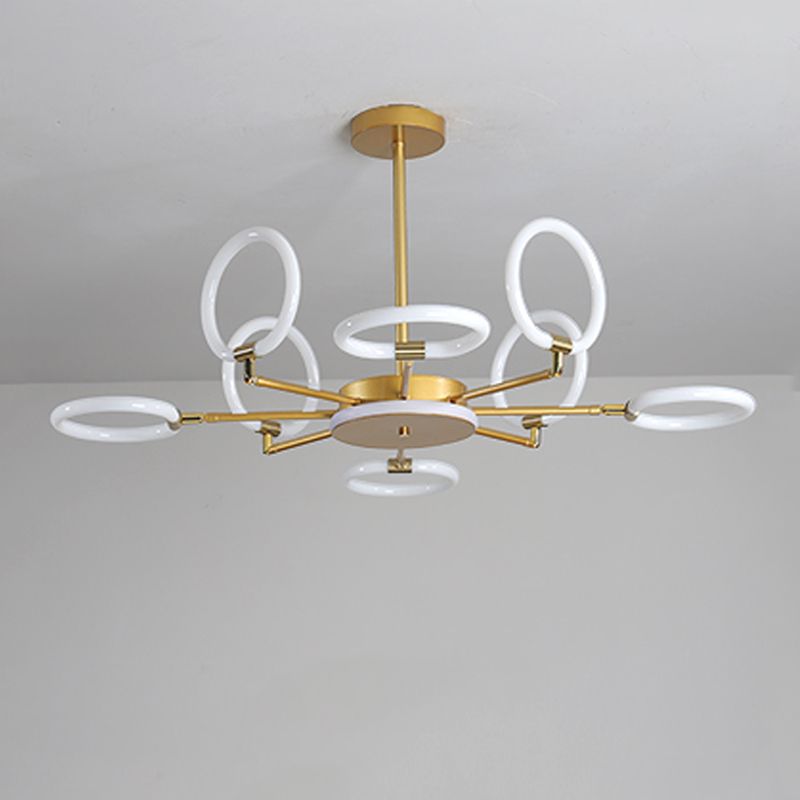 Contemporary Geometry Shape Pendant Chandeliers Metal Chandelier Lighting Fixtures