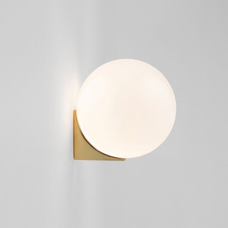 Glass Orb Wall Sconces Modern Style Multi Lights Wall Mounted Lamps