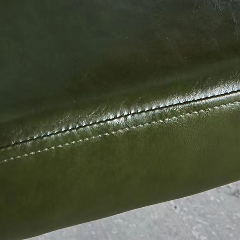 Contemporary Kitchen Dining Chair Upholstered Arm Chair in Black Legs