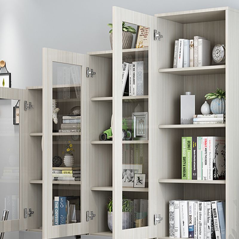 Libreria standard in stile contemporaneo scaffale di libri verticali con archiviazione dei cassetti