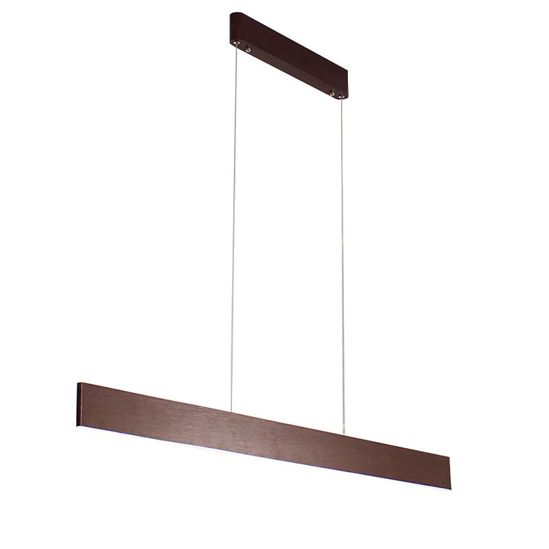 Rectangle Island Chandelier Lights Simplicity Acrylic Chandelier Lighting Fixtures for Restaurant