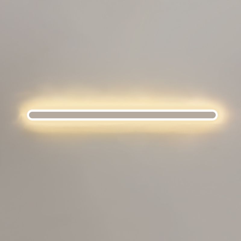 1 Light Metal Wall Light Modern Simple Style Linear Shape Wall Mounted Light Fixture