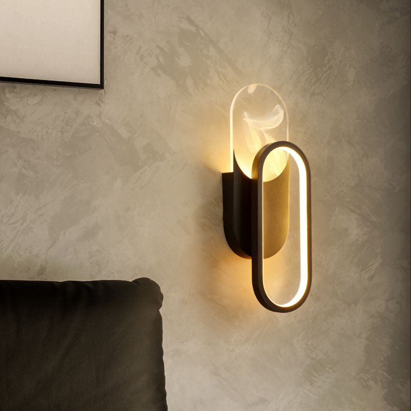 Modern Style Wall Mount Light LED Wall Light with Acrylic Shade for Bedroom