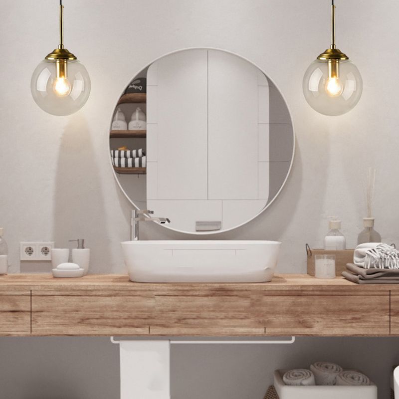 Luz de pared de vidrio de estilo moderno Diseño de luz creativa de luz creativa para dormitorio