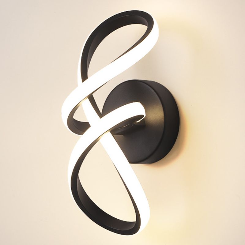 Metal Geometric Wall Sconce Contemporary 1 Light Wall Mount Light