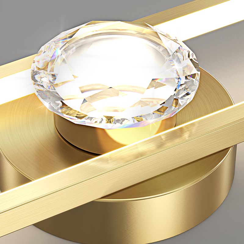 Luces de pared LED acrílicas simples modernas Lámparas de pared de 1 luces para sala de estar para sala de estar