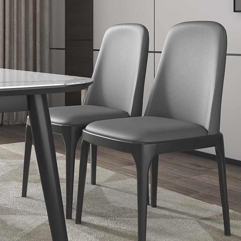 Dining Chairs Modern Style Oak Wood Side Chairs for Dining Room