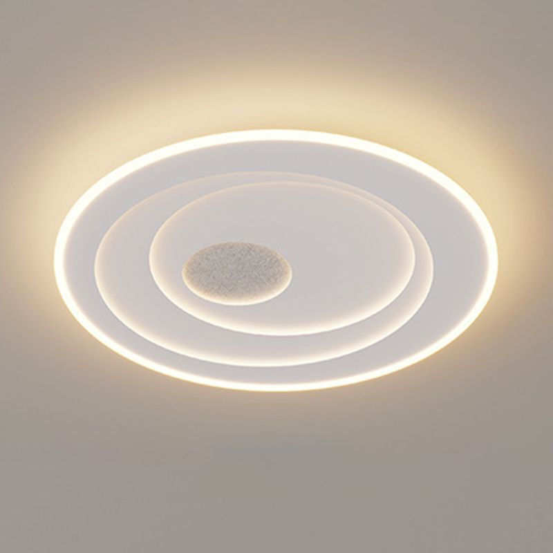 Contemporary Flush Mount Lighting LED White Ceiling Light for Home