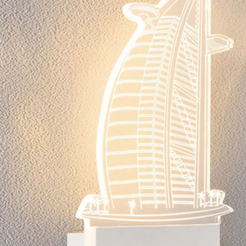Creative Acrylic Wall Light Modern LED Wall Light Fixture for Bedroom