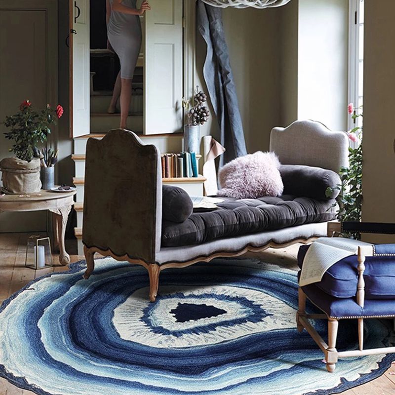 Nouveauté de couleur mixte de tapis d'intérieur moderne polyester 3d tapis de soins faciles à imprimer pour décoration de la maison