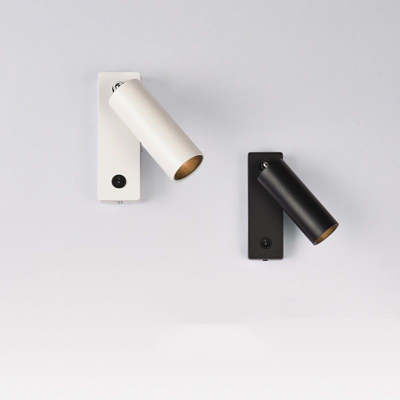 Moderna lampada da parete a parete in alluminio a 1 luce Sfonce a parete regolabile per camera da letto