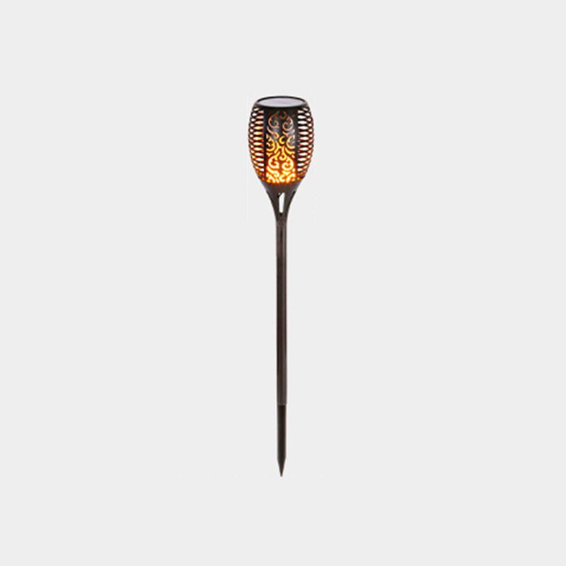 Torch Shaped Courtyard LED Lawn Light Decorative Solar Landscape Lighting in Warm Light