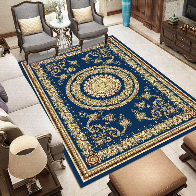 Modern European Carpet Gorgeous Home Decor Carpet Polyester Area Rug with Non-Slip Backing