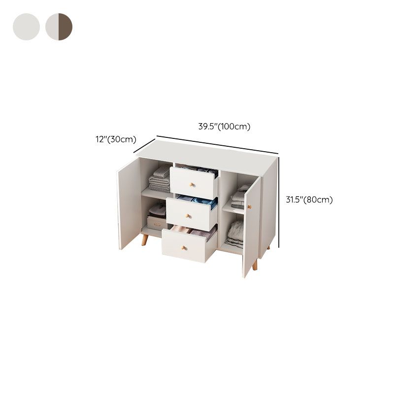 11.7-inch W Contemporary Dresser Manufactured Wood Storage Chest Dresser