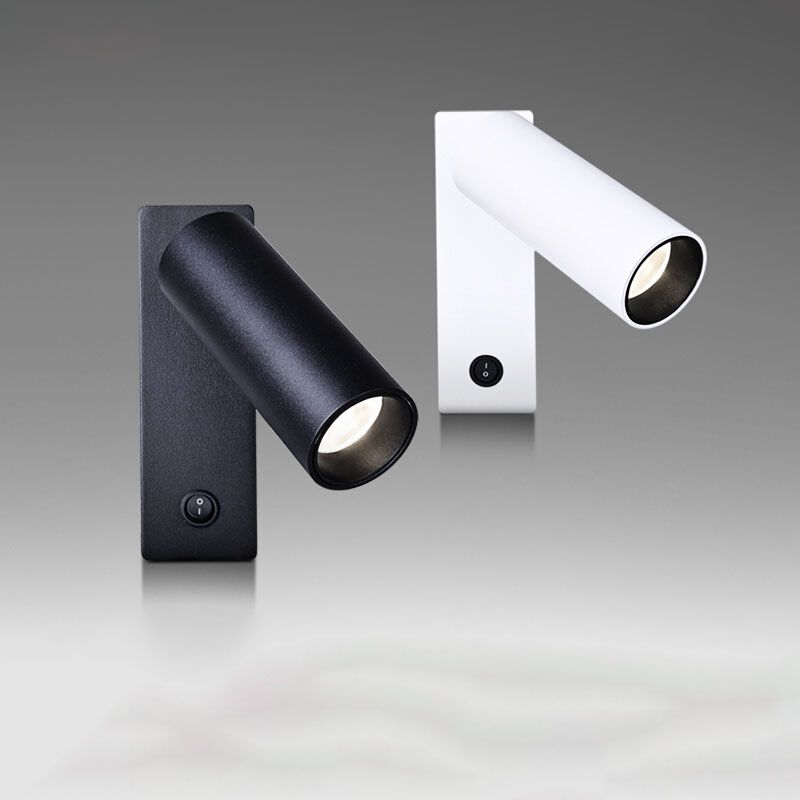 Modern Metal Reading Wall Lighting 1-Light Circle Sconce Light for Bedroom