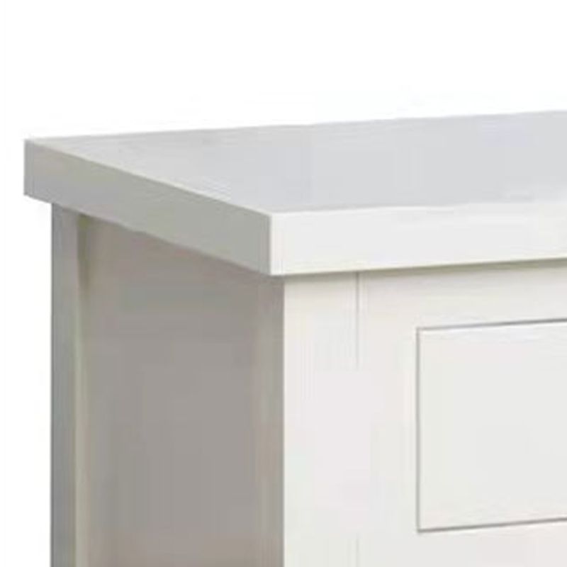 Traditional Oak Night Table Drawer Storage Nightstand with Legs