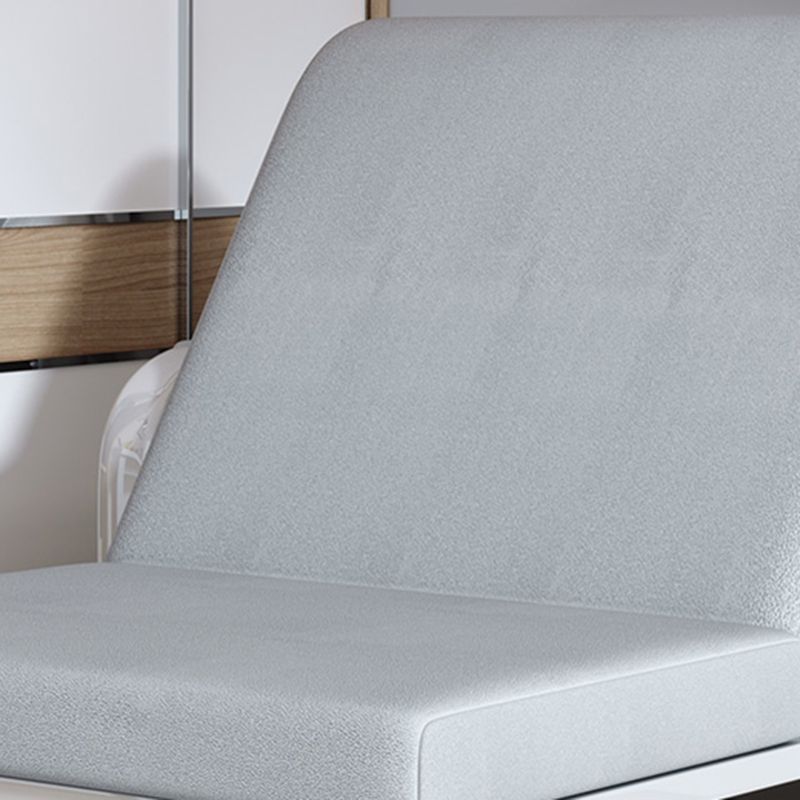 Tight Back Modern Square Arm Sofa Bed in Grey for Living Room