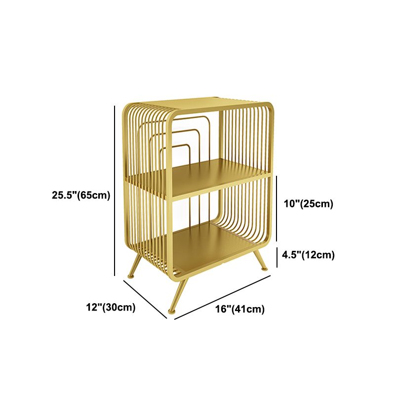 Modern Standard Bookcase Home Office Bookshelf with Rectangle Shelves