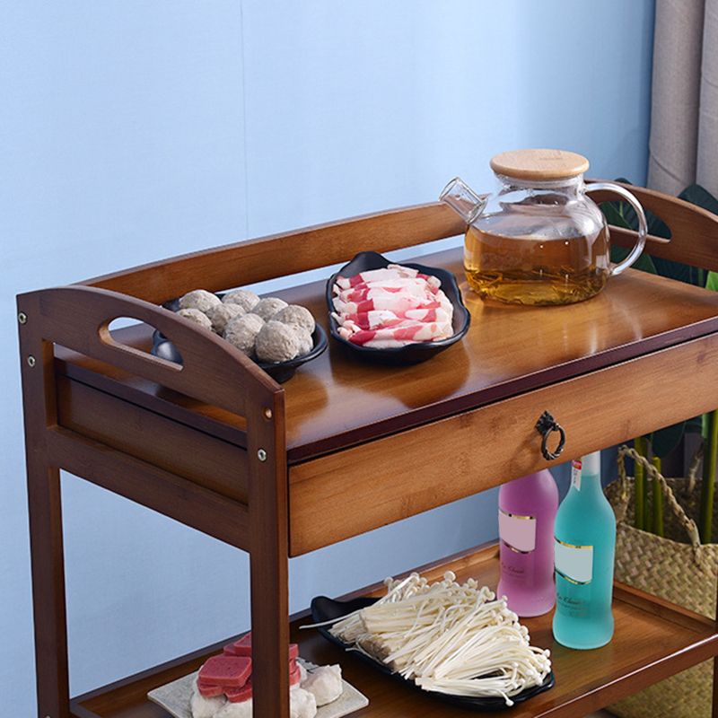 Modern Prep Table Open Storage Dining Room Rectangular Prep Table