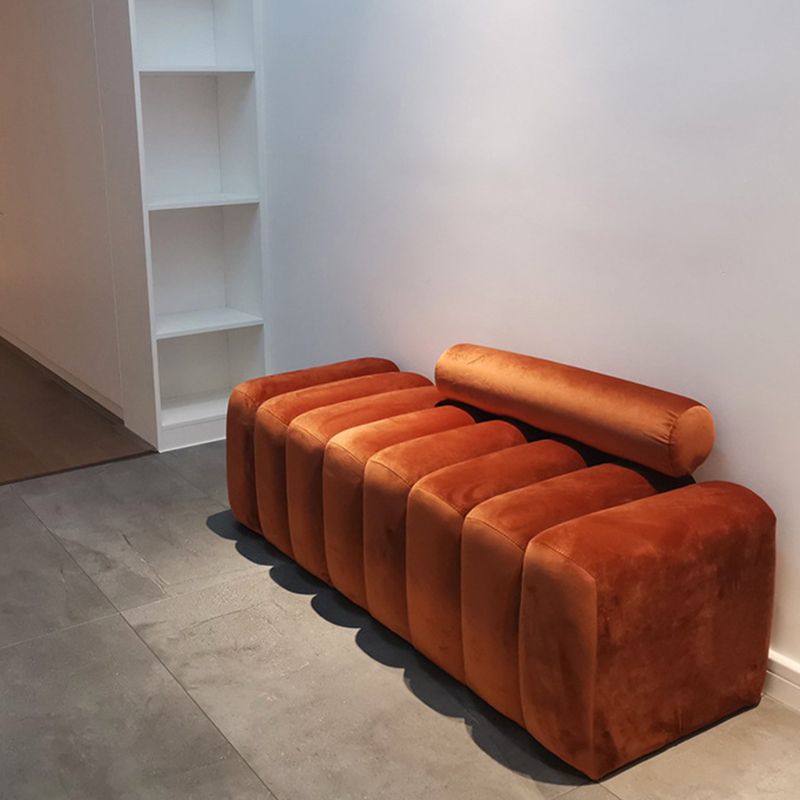 63-In W Velvet Loveseat Contemporary 2-Seater Armless Seating
