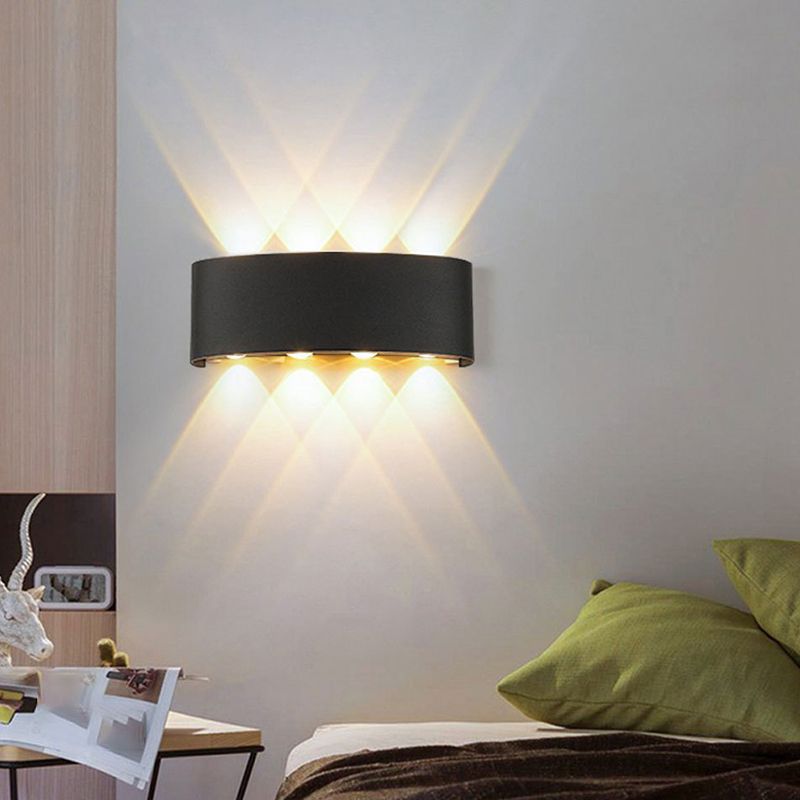 Multi-Light Geometric Wall Lighting Ideas Modern Style Metal Wall Mounted Light