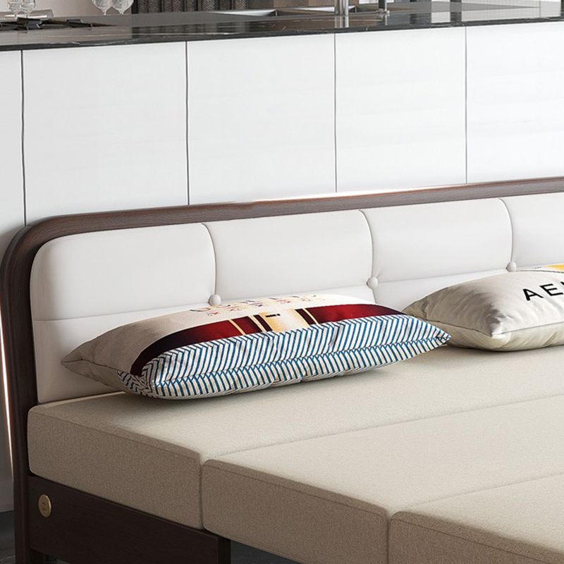 Glam Futon Sleeper Sofa Bed Pillow Back Futon Sleeper Sofa with Storage