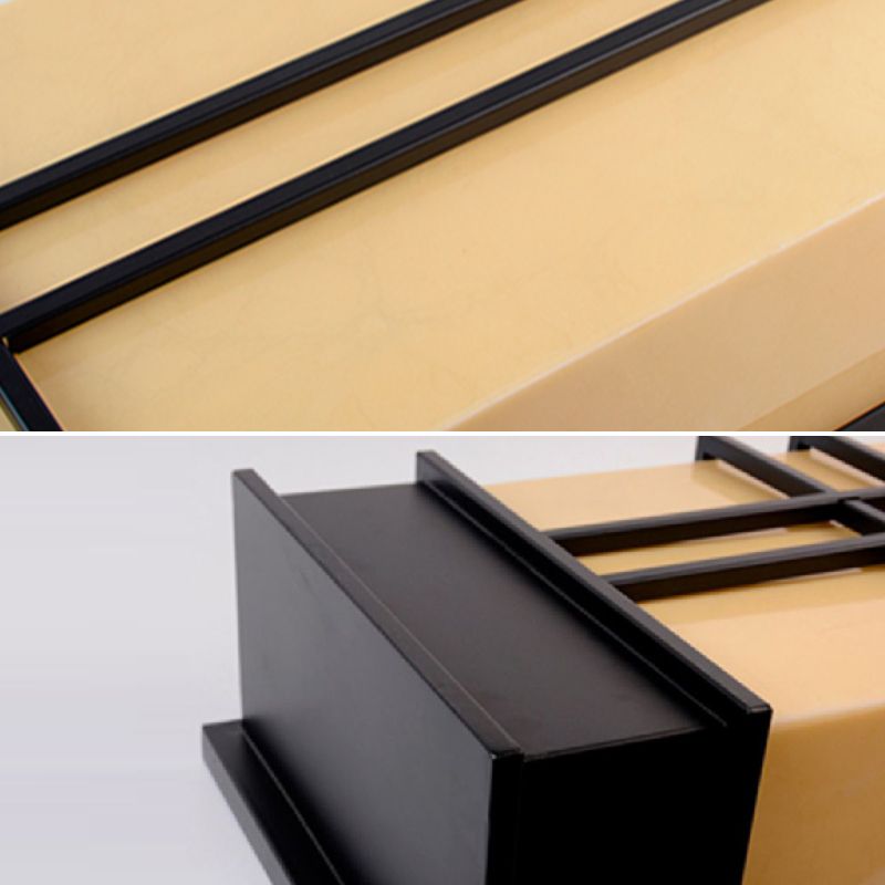 Modernist Wall Sconce Rectangular Outdoor Wall Light Fixture for Courtyard