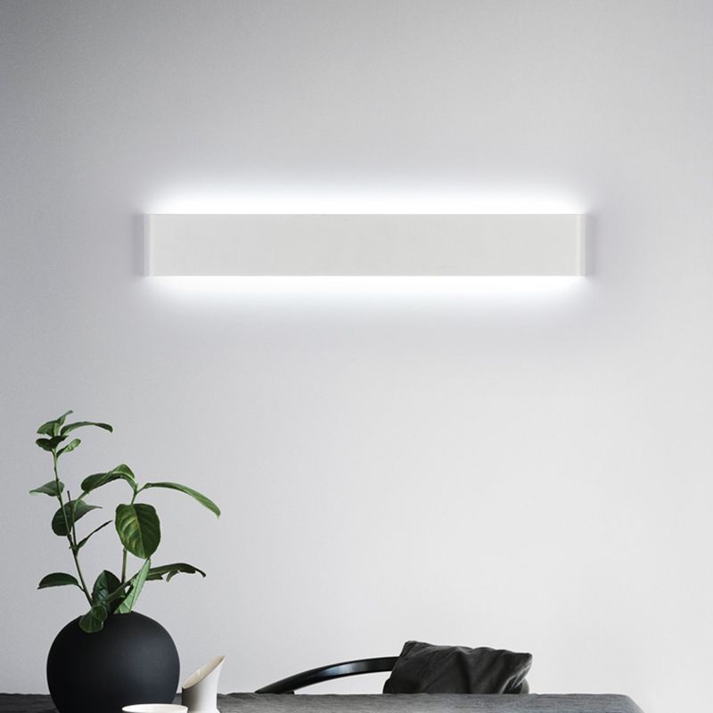 Strip Shape Wall Mount Light Modern LED Wall Sconce Light with Acrylic Shade for Aisle
