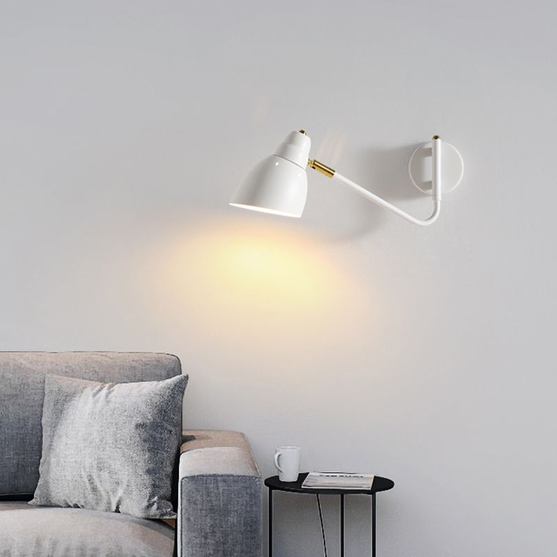 Metal Cone Wall Lighting Fixture Contemporary Style Wall Mount Light Fixture for Bedroom