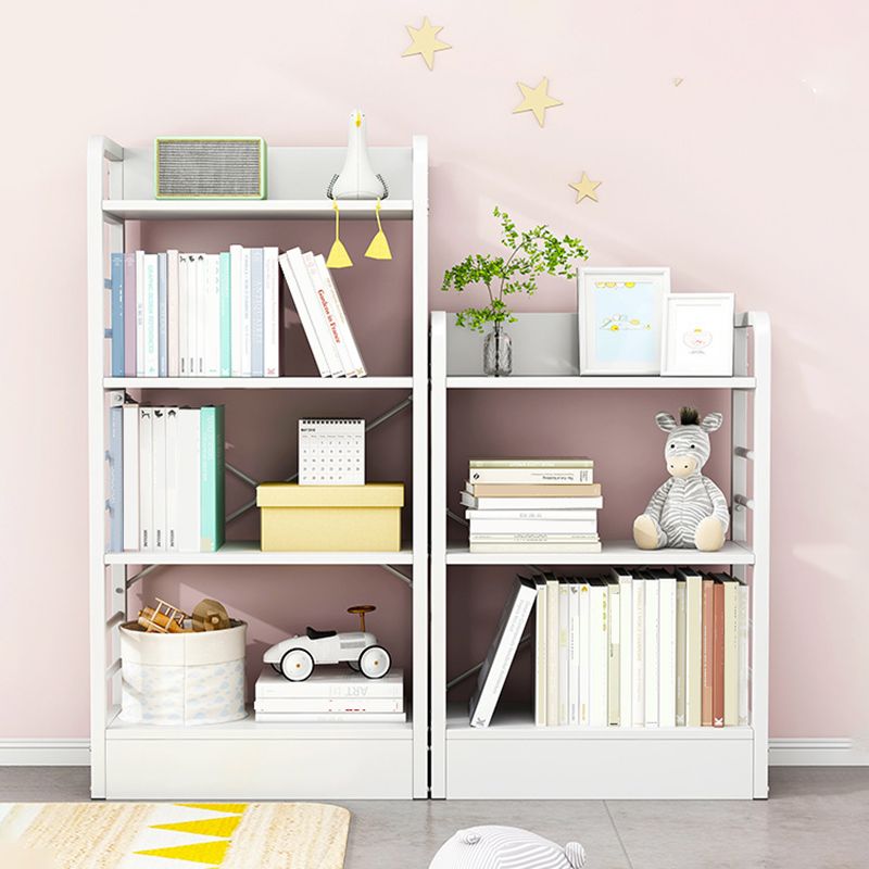 Standard 3 Shelves Bookcase Engineered Wood Contemporary Bookshelf