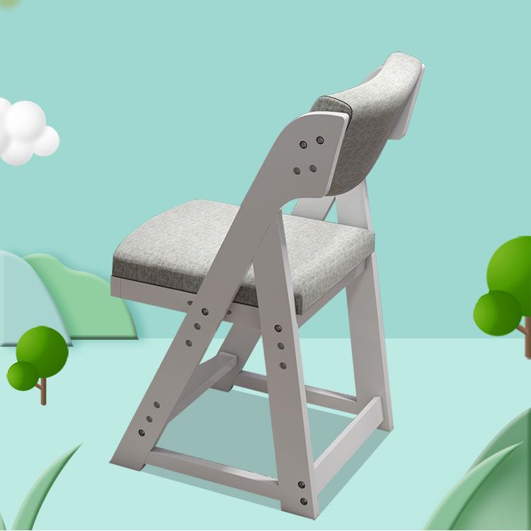 Contemporary Dining Chair Open Back Dining Armless Side Chair with Wooden Legs