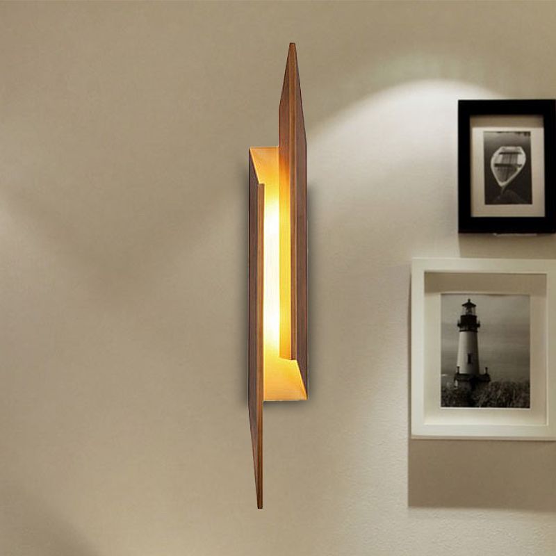 1 tête de salon Conce moderniste Mur à LED brun clair