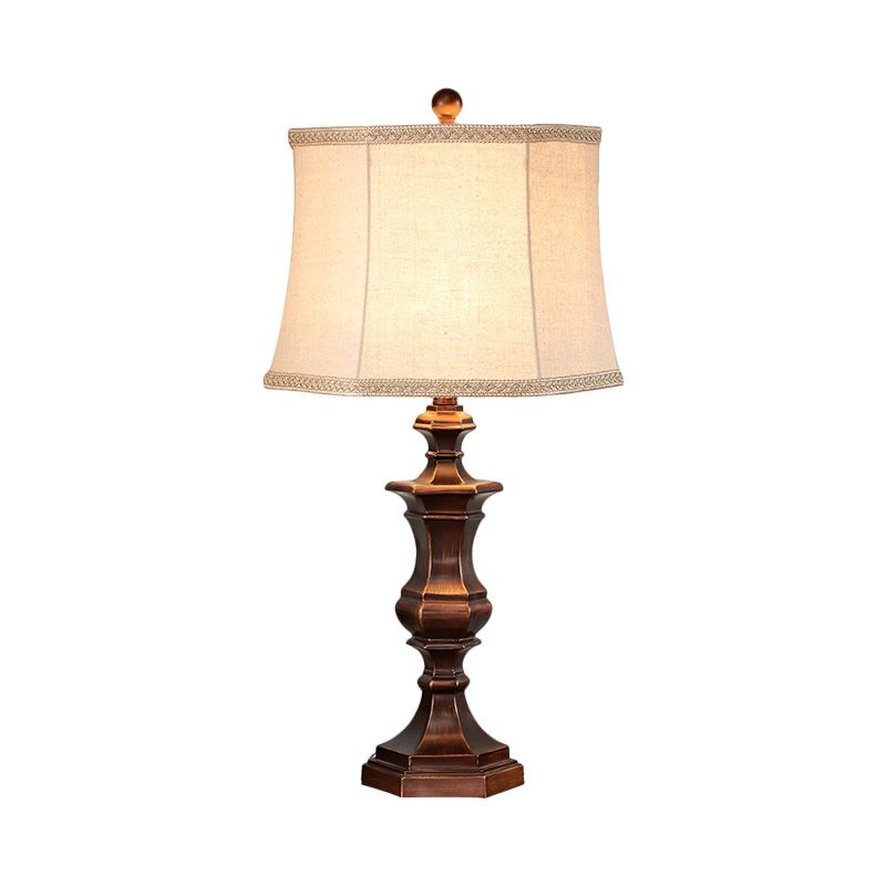 Bronzo Lambo a forma di fiammata in stile Vintage Tessuto a 1 teno da letto Luce