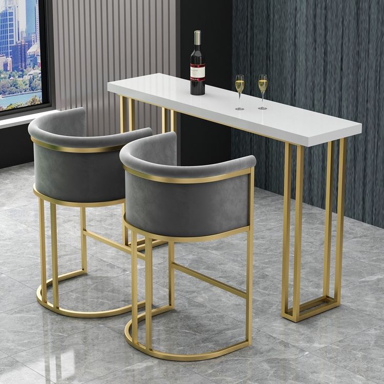 Rectangle Bistro Bar Height Cocktail Table Sled Pub Height Dining Table