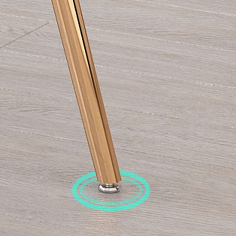 Silla de comedor tapizada escandinava con respaldo sólido, silla individual para el hogar